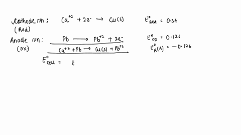 an-electrochemical-cell-is-composed-of-pure-copper-and-pure-lead-electrodes-immersed-in-solutions-of-their-respective-divalent-ions-for-a-047-m-concentration-of-cuz-the-lead-electrode-is-oxi-56227