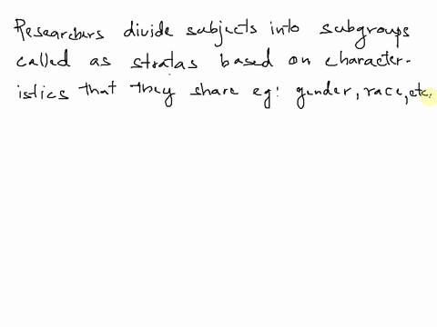 1-which-of-the-following-is-a-good-reason-for-using-stratified-sampling-group-of-answer-choices-a-to-ensure-representation-of-a-small-subpopulation-b-to-minimize-geographic-dispersion-of-you-09224