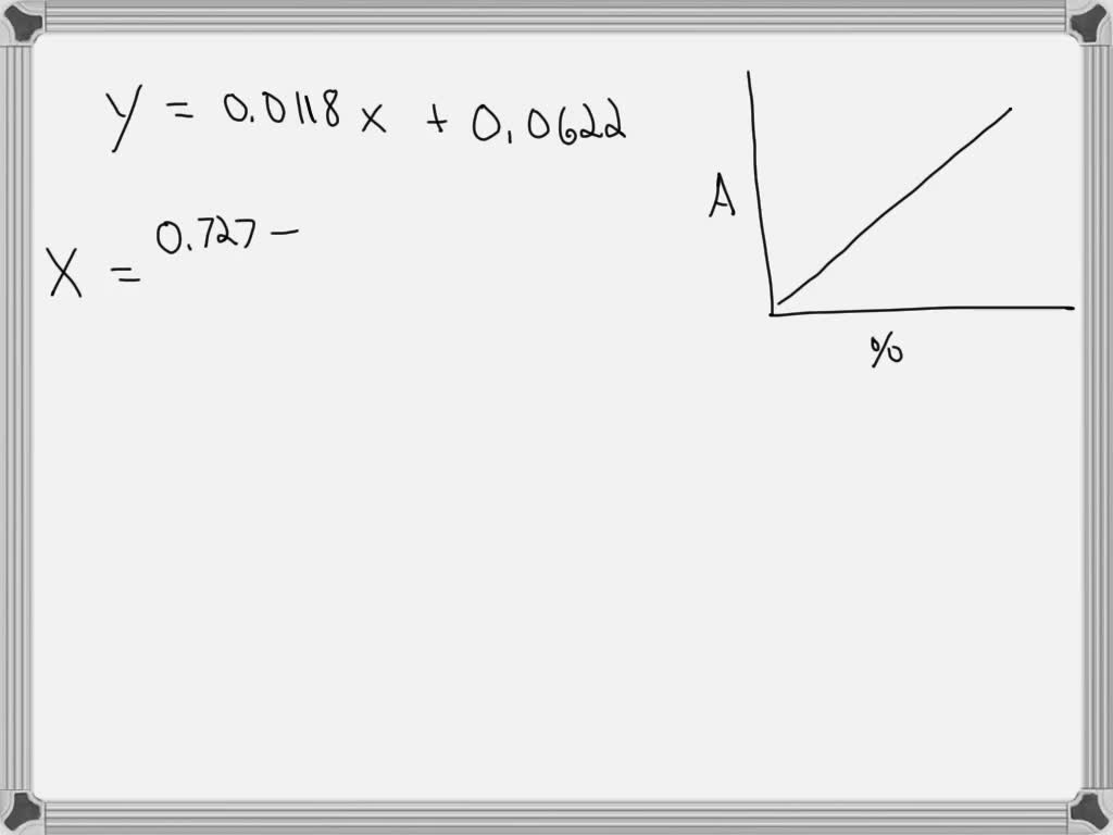 Como Se Calcula La Diagonal De Un Rectangulo SOLVED:Q4/ Calculate the unknown concentration of the Blue#l dye solution  in unit of mol/L that has an absorbance value 0.727 at 620nm? use a  calibration curve below. The concentration of Blue #1