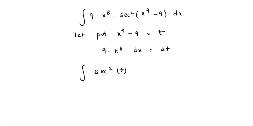 integration of dx 9 8x x 2