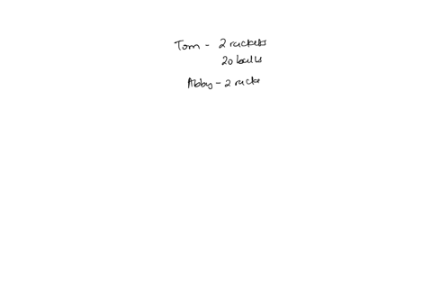 tom-and-abby-produce-rackets-and-balls-the-graphs-show-their-production-possibilities-tom-allocates-all-his-resources-and-produces-2-rackets-and-10-balls-an-hour-abby-allocates-all-her-resources-and-2