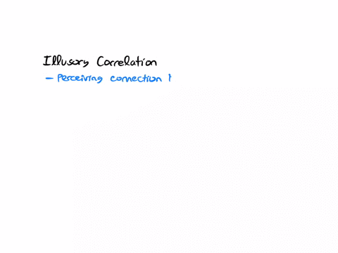 which-scenario-is-best-illustrates-the-concept-of-illusory-correlation-a-a-person-insists-that-there-is-no-way-to-determine-whether-or-not-any-two-events-are-actually-correlated-b-a-person-believes-cr