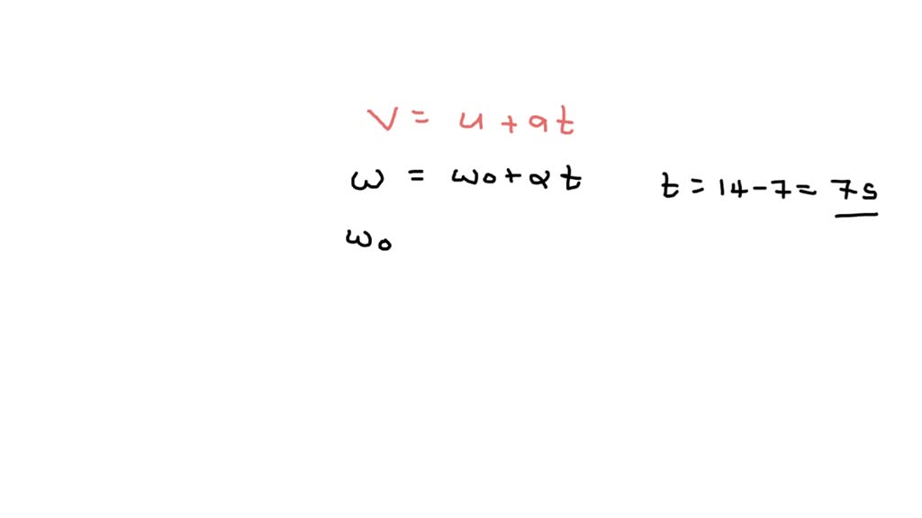 SOLVED A rotating object starts from rest at t = 0 s and has a