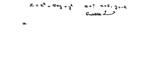 evaluate-the-function-at-the-given-values-of-the-independent-variables-z-x3-5xy-y2-x-2-y-2-77428