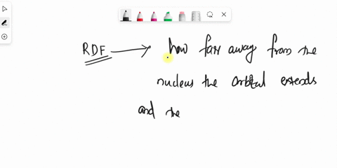 the radial distribution function rdf for an orbital in the n 5 shell is ...