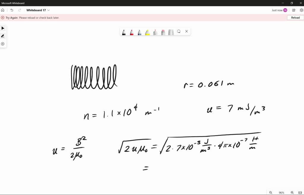 SOLVED A very long solenoid with a circular cross section and radius r