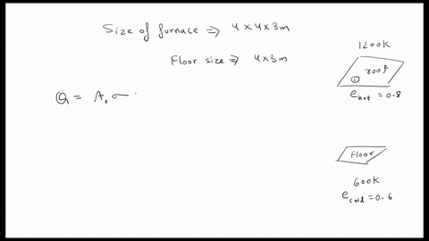 determine-the-heat-flow-between-the-roof-and-floor-of-4-x-3-m-size-of-a-furnace-of-4mx-4mx3m-size-when-the-roof-is-at-1200-k-and-the-floor-is-maintained-at-600-k-with-the-other-surfaces-non-00893