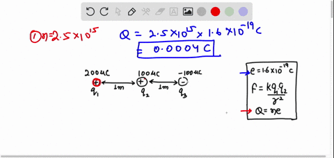 1-what-is-the-electric-charge-of-25x1015-protons-2-three-point-charges-are-shown-below-find-the-net-force-experienced-by-q1-due-to-q2-and-q3-37665