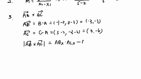 calculate-321-the-coordinates-of-the-midpoint-of-ac-2-322-the-gradient-of-line-ac-2-323-the-magnitude-of-a-widehatb-x-2-324-the-distance-a-b-2-325-the-equation-of-a-line-through-a-perpendicular-to-b-2