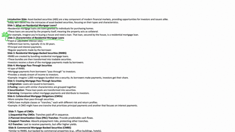making-maximum-use-of-illustrative-examples-lead-a-powerpoint-class-presentation-on-asset-backed-securities-the-scope-of-your-presentation-and-discussion-should-cover-a-what-residential-mortgage-loans