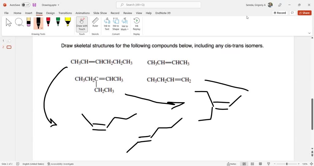 SOLVED: Draw skeletal structures for the following compounds below ...