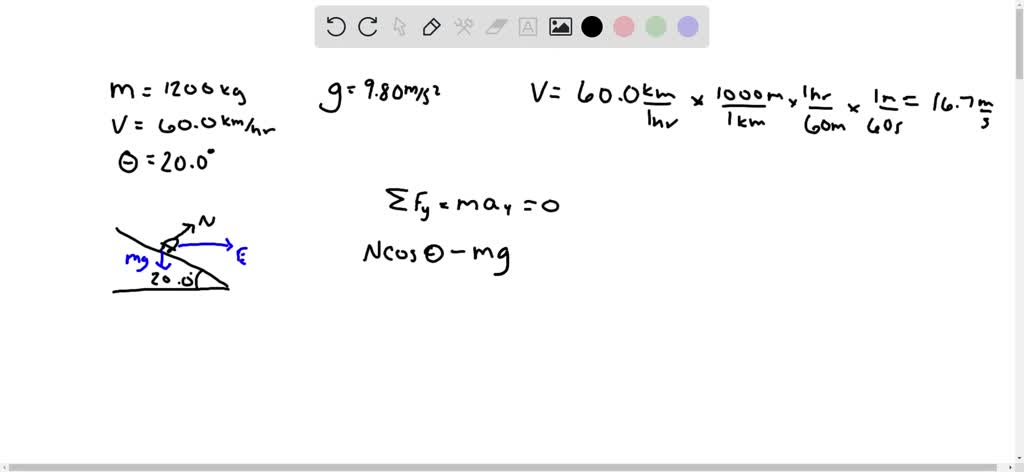 SOLVED: Acar of mass M = 1000 kg traveling at 55.0 km/hour enters a ...