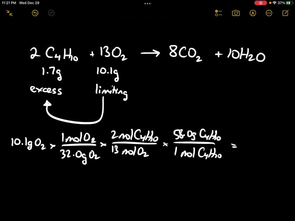 SOLVED Gaseous butane CH,( CHz CH; will react with gaseous oxygen