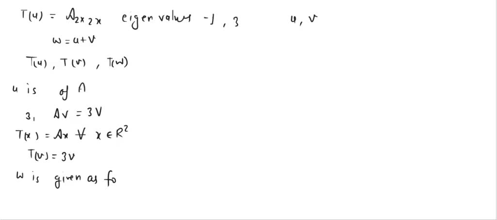 SOLVED: Lcea Let u and v be the vectors shown in the figure to the ...