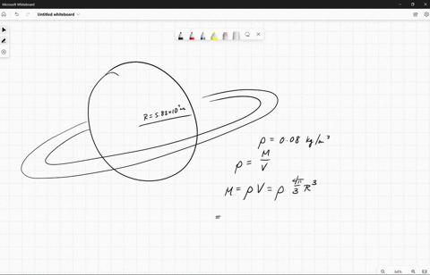 what-would-be-the-mass-of-saturn-if-it-were-composed-entirely-of-hydrogen-at-a-density-of-008-mathrm-11903