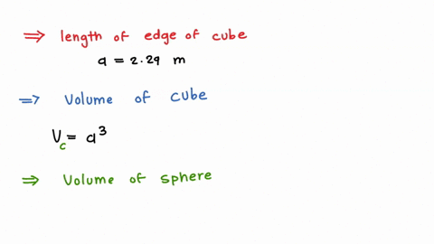a-sphere-and-a-cube-have-equal-volumes-the-length-of-one-edge-of-the-cube-is-229-meters-what-is-the-radius-of-the-sphere-38726