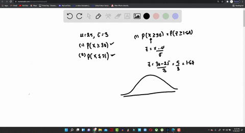 the-amount-of-time-between-taking-a-pain-reliever-and-getting-relief-is-normally-distributed-with-a-mean-of-25-minutes-and-a-standard-deviation-of-3-minutes-find-the-probability-that-the-tim-10875
