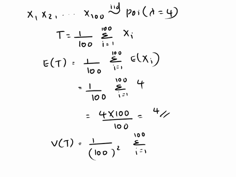 problem-7-12pts-suppose-that-xi-x1oo-are-iid-poisson-random-variables-each-with-parameter-a-4-recall-that-if-x-is-poisson-with-parameter-a-then-ex-aand-var-x-a-100-a-what-is-the-approximated-27215