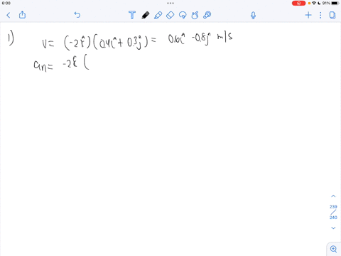 figure-l-shows-a-right-angle-bar-which-rotates-clockwise-with-an-angular-velocity-that-is-decreasing-at-the-rate-of-4-rads2-if-at-this-instant-the-angular-velocity-is-2-rads-lwrite-the-vecto-05547