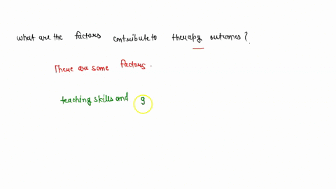 what-are-the-factors-contribute-to-therapy-outcomes-74024