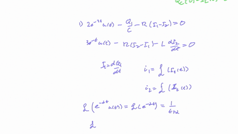 question-4-total-25-marks-in-the-following-rlc-circuit-the-capacitor-voltage-0-mathrmv-and-inductor-current-0-mathrma-at-mathrmt0-and-the-two-mesh-currents-are-mathrmi_1-and-mathrmi_2-as-shown-apply-t
