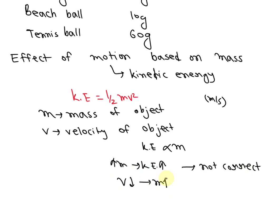 Observe the data chart below and explain how the mass of each ball ...