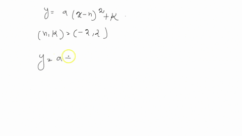 find-a-function-whose-graph-is-a-parabola-with-vertex-3-5-and-that-passes-through-the-point-2-4-10579