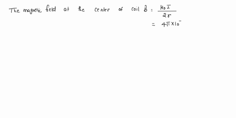 a-circular-coil-of-one-turn-in-formed-by-a-628m-length-wire-which-carries-a-current-of-314a-the-magnetic-field-at-the-centre-81652