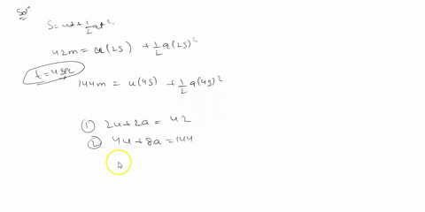 the-distance-s-meters-from-a-fixed-point-of-a-vehicle-traveling-in-a-straight-line-with-constant-acceleration-a-is-given-by-the-formula-s-ut-12-at2-where-u-is-the-initial-velocity-in-ms-and-15786