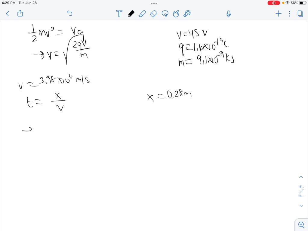 SOLVED In a certain vacuum tube, electrons evaporate from a hot