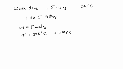 10-determine-the-work-done-when-5-moles-of-an-ideal-gas-that-is-kept-at-200c-expands-from-1-litre-to-5-litres-a-32-104-j-b-32-x-104-j-c-14x-104-j-d-14x-104-j-e-32-103-j-10-determine-the-work-88839