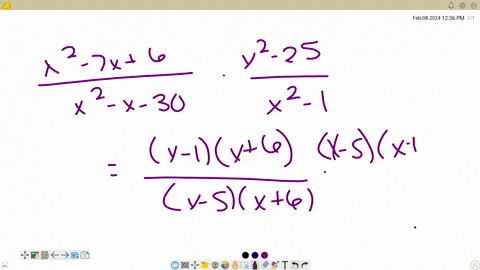 select-the-correct-choice-below-and-fill-in-the-answer-boxes-within-your-choice-a-fracx2-7-x6x2-x-30-cdot-fracx2-25x2-1square-x-neq-square-simplify-your-answer-use-a-comma-to-separate-answers-as-nee-2
