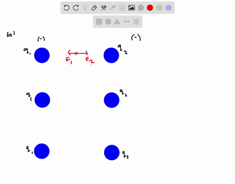 the-two-charges-q_1-and-q_2-shown-in-textbffig-e2138-have-equal-magnitudes-what-is-the-direction-of-the-net-electric-field-due-to-these-two-charges-at-points-a-midway-between-the-charges-b-and-c-if-a-
