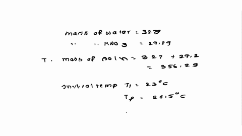 potassium-nitrate-knoz-has-a-molar-mass-of-1ol1-gmol-in-a-constant-pressure-calorimeter-383-g-of-kno3-is-dissolved-in-279-g-of-water-at-2300-hz0-kno-s-ktaq-noe-aq-the-temperature-of-the-resu-38033