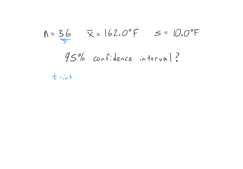 question-4-1-point-you-randomly-select-36-restaurants-and-measure-the-temperature-of-coffee-sold-at-each-the-sample-mean-temperature-is-1620circ-mathrmf-sample-standard-deviation-of-100circ-mathrmf-2