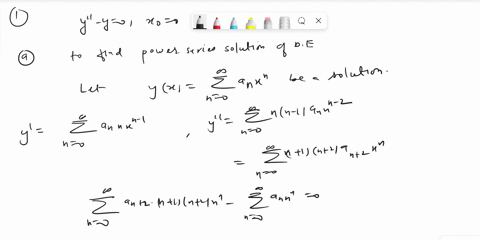 in-each-of-problems-through-i-seek-power-series-solutions-of-the-given-differential-equation-about-the-given-point-xo-find-the-recurrence-relation-that-the-coefficients-must-satisfy-b-find-t-30218