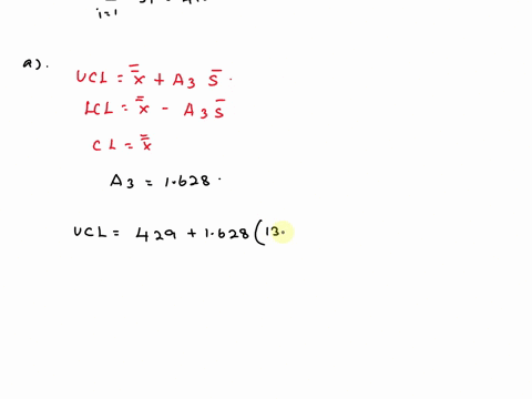 control-charts-for-xand-s-are-maintained-on-a-quality-characteristic-the-sample-size-is-n-4-after-30-samples-we-obtain-30-30-ei-12870-and-esi-410-i1-il-a-find-the-three-sigma-limits-for-the-99217