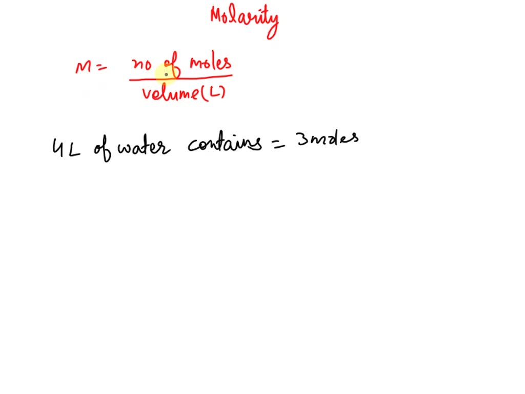 SOLVED: A 2L aqueous solution was made by dissolving 800.0g of NaOH in