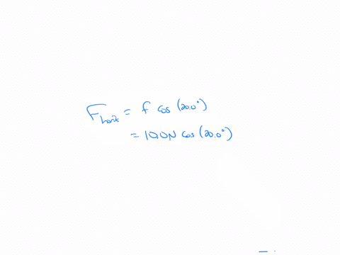 16-a-500-kg-crate-is-being-pulled-along-a-horizontal-frictionless-surface-the-pulling-force-is-100-n-and-is-directed-200circ-above-the-horizontal-what-is-the-magnitude-of-the-acceleration-of-the-crate