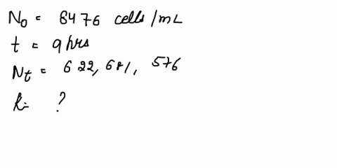 1a-a-culture-of-bacteria-enters-the-exponential-growth-phase-with-8476-cells-per-ml-after-9-hours-there-are-622681576-cells-per-ml-what-is-the-instantaneous-growth-rate-constant-with-units-o-75094