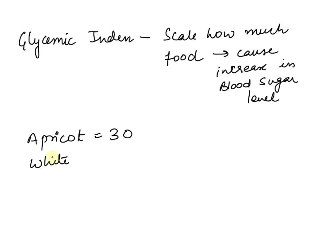 SOLVED Which of the following foods has the highest glycemic index? A