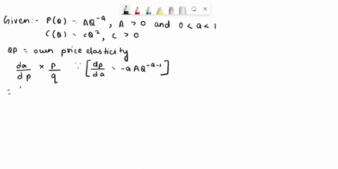 26-pts-a-monopolist-faces-an-inverse-demand-function-and-a-total-cost-function-given-by-pq-cq-aq-a-a-0-and-0-a-1-c-0-find-the-own-price-elasticity-of-the-demand-function-what-do-you-observe-47081