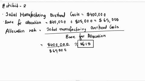1-compute-the-allocation-rate-that-was-used-for-manufacturing-overhead-in-exhibits-2-and-3-using-these-rates-show-the-computations-that-were-used-for-allocating-manufacturing-overhead-in-exh-33362