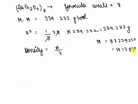cufe2o48-is-stated-as-chemical-formula-of-copper-ferrite-as-there-are-8-formula-units-per-unit-cell-for-the-case-where-the-saturation-magnetization-and-the-density-of-such-a-material-is-0134-68853
