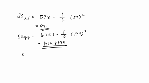 using-the-regression-methods-studied-in-stat-263-find-the-expected-value-of-y-y-when-x-10-state-your-answer-to-one-place-of-decimal-x-11-8-12-7-14-2-y-35-24-15-40-10-55-check-that-you-have-e-58734