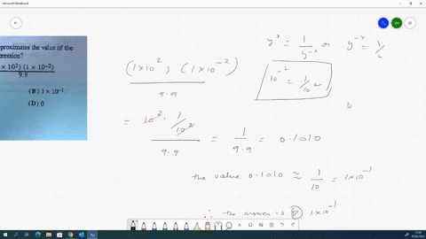 which-best-approximates-the-value-of-the-following-expression-1x102-lx10-2-99-a-1x101-c-1x-10-2-b-1x-10-1-d-0-33036