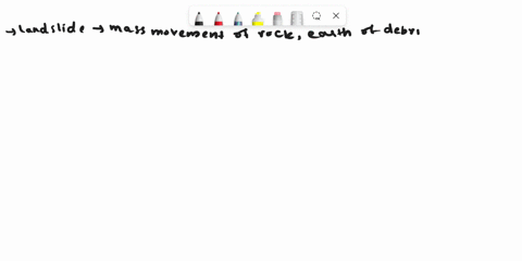 landslides-on-mountain-slopes-show-the-force-of-_______-a-gravity-c-running-water-b-runoff-d-wind-40826