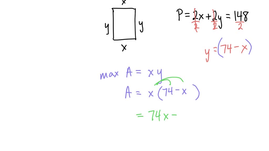 SOLVED A carpenter is building rectangular room with fixed perimeter