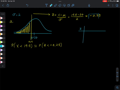 the-time-taken-t0-assemble-a-car-in-a-certain-plant-is-a-random-variable-having-a-normal-distribution-with-average-2o-hours-and-a-standard-deviation-of-2-hours-estimate-the-probability-that-50566