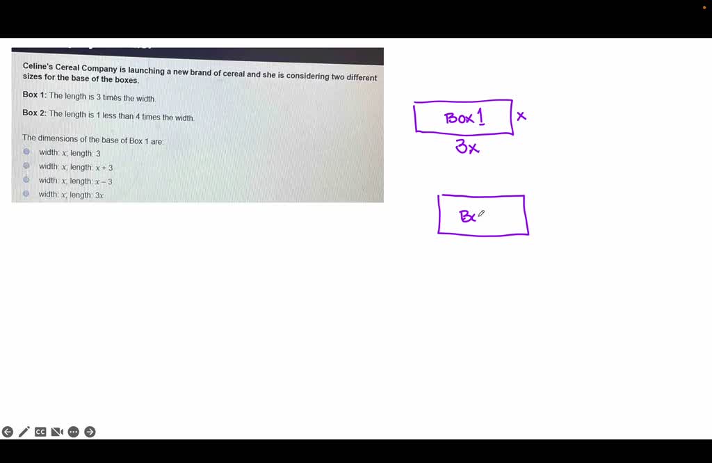 SOLVED Celine's Cereal Company is launching a new brand of cereal, and